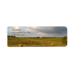 Peaceful Pasture Return Address Label