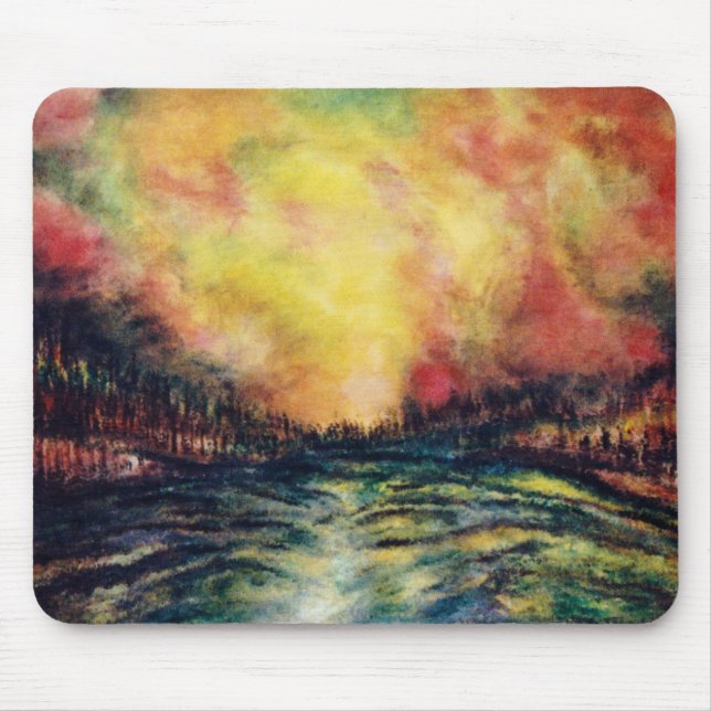 Peaceful Path Mouse Pad (Front)