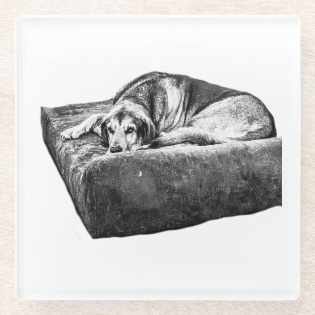 Peaceful Pause Glass Coaster (Front)