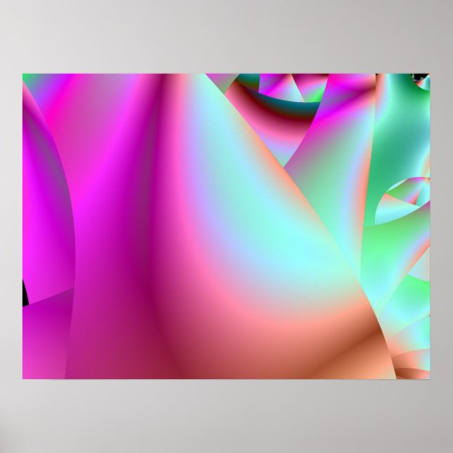 Peaceful Pink Room Accent Art Poster (Front)