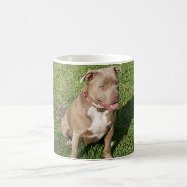 Peaceful Pitbull Coffee Mug (Center)