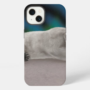 Peaceful Polar Bear Arctic Nature Illustration iPhone 13 Case