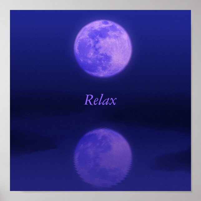 Peaceful reflection, Relax Poster (Front)