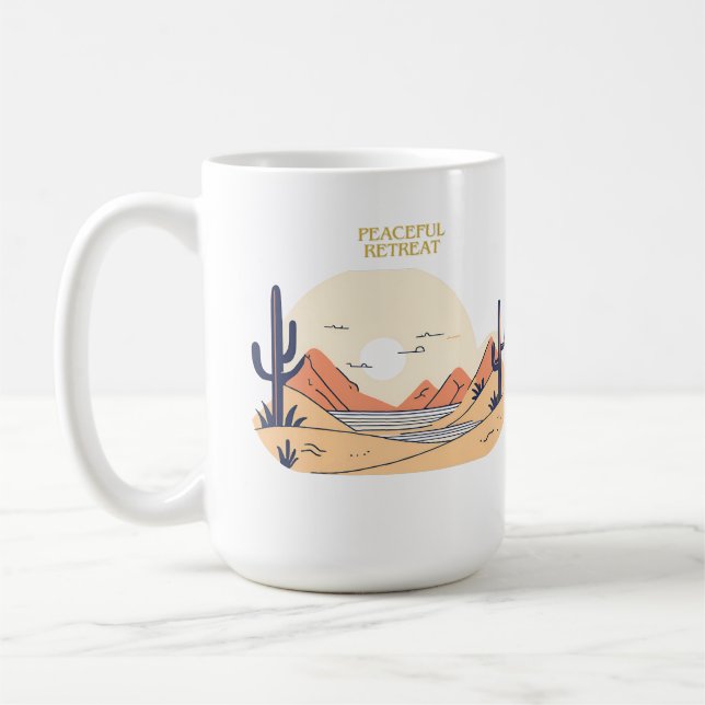 Peaceful Retreat Coffee Mug (Left)