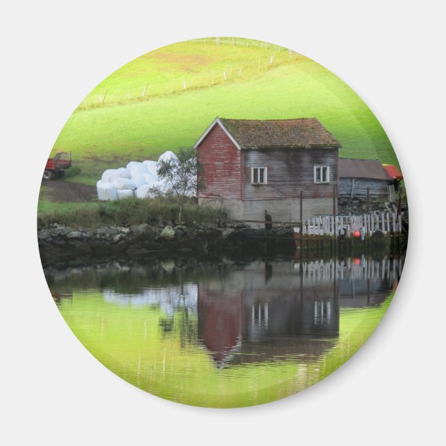 Peaceful scene magnet (Front)