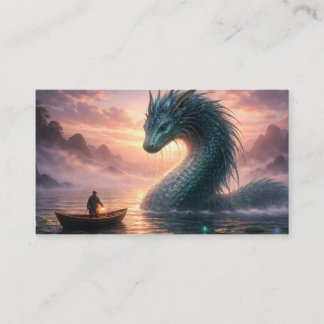 Peaceful Sea Creature Fantasy Business Card