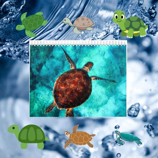Peaceful Sea Turtles Ocean Marine Life Calendar (Creator Uploaded)