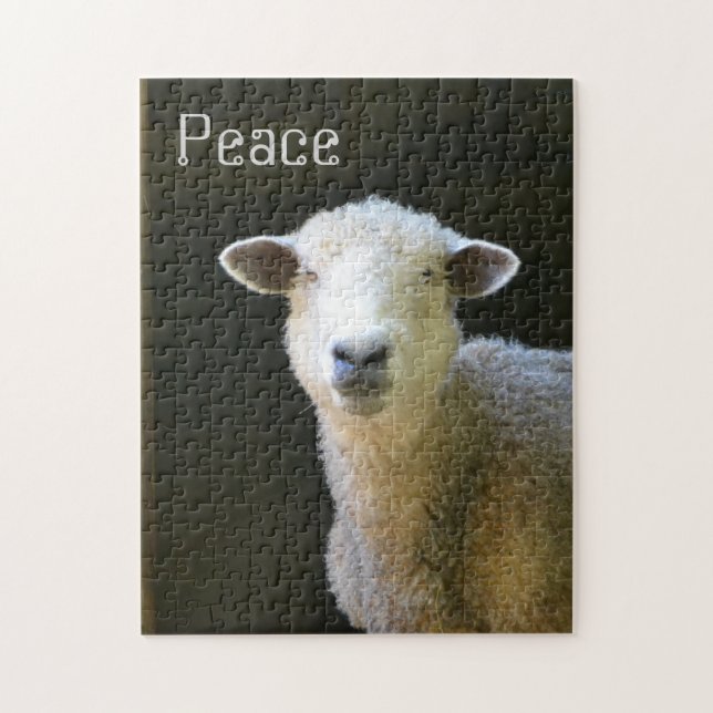 Peaceful Sheep Jigsaw Puzzle (Vertical)
