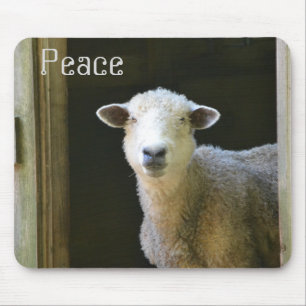 Peaceful Sheep Mouse Pad