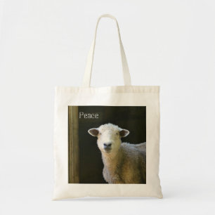 Peaceful Sheep Tote Bag