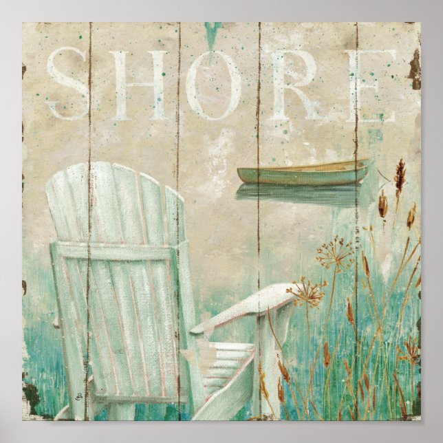 Peaceful Shore Poster (Front)