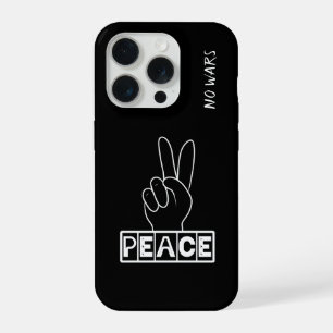 Peaceful sign iPhone 15 pro case