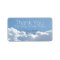 Peaceful Sky 2 Family Thank You Address Label
