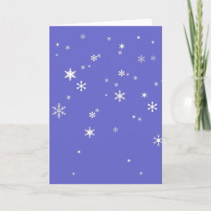 Peaceful Snow Falling Holiday Card