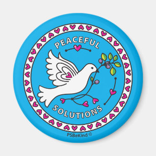 Peaceful Solutions 1_Round Magnet 2.25"