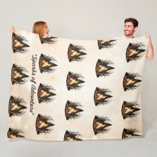 "Peaceful Sparks Design" Fleece Blanket