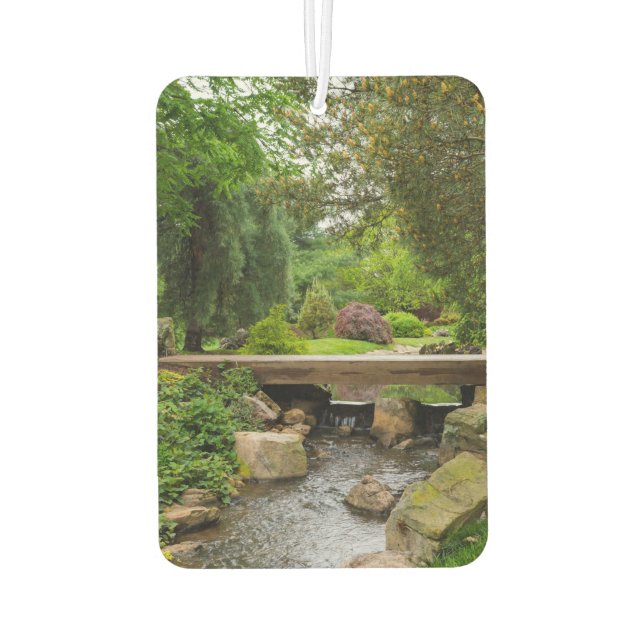 Peaceful Spring Creek Car Air Freshener (Back)