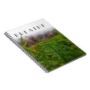 Peaceful Spring Green Meadow Botanical Notebook