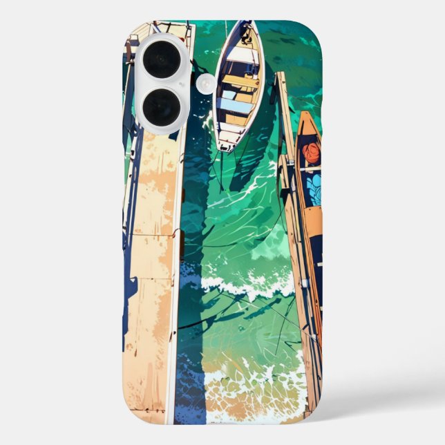 Peaceful Summer Pier Case-Mate iPhone Case (Back)
