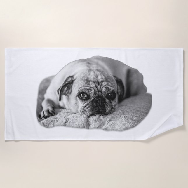 Peaceful Sun, Soft Texture Beach Towel (Front)