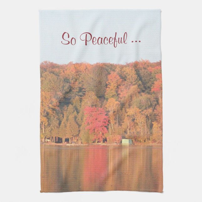 Peaceful Tea Towel (Vertical)