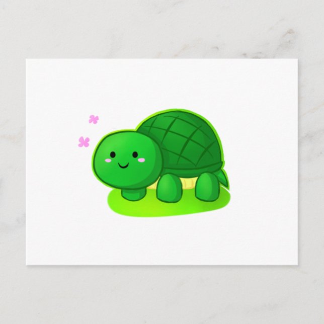 Peaceful Turtle Postcard (Front)
