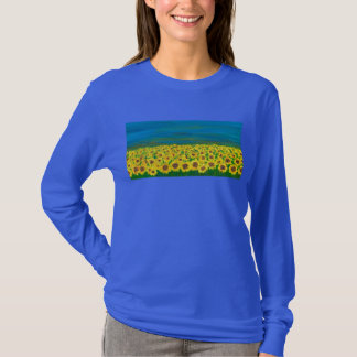 Peaceful Ukraine Art Women's Long Sleeve T-Shirt