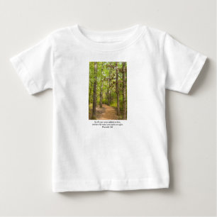 Peaceful Walk Baby Proverbs 3:6 Baby T-Shirt