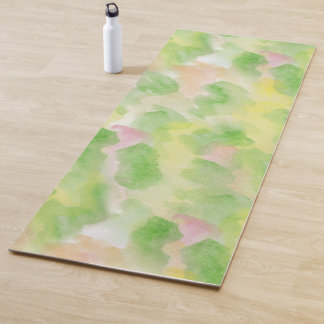 Peaceful Watercolor Yoga Mat