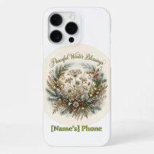 Peaceful Winter Blessings Dried Floral Wreath