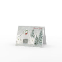 Peaceful Winter Holiday Barn