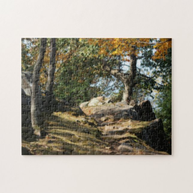 Peaceful Woodland Path Nature Orton Effect  Jigsaw Puzzle (Horizontal)