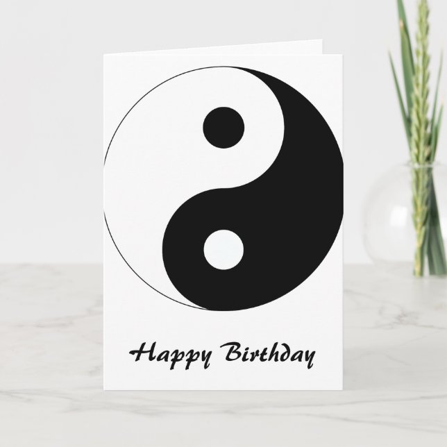 Peaceful Yin Yang Card (Front)