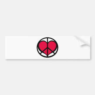 PeaceLove Bumper Sticker