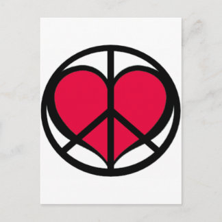 PeaceLove Postcard