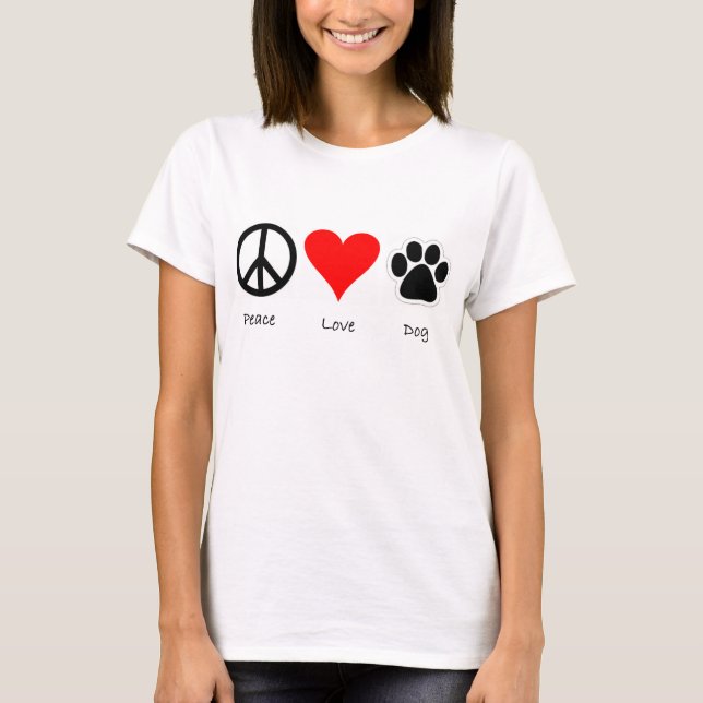 Peacelovedog T-Shirt (Front)