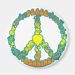 peaceloverunning magnet