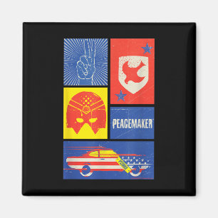 Peacemaker Sign, Shield, Helmet And Car  Magnet