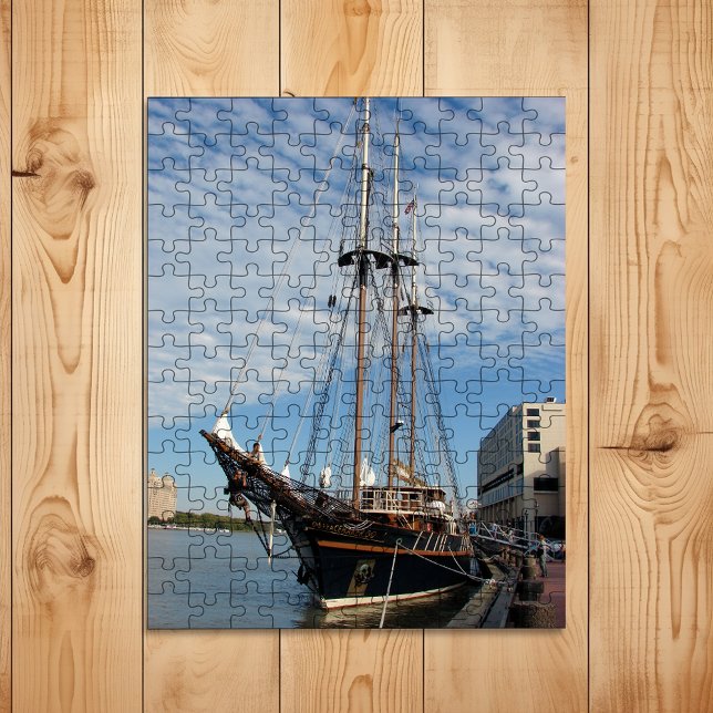 Peacemaker Tall Ship Moored in Savannah GA Jigsaw Puzzle (Creator Uploaded)