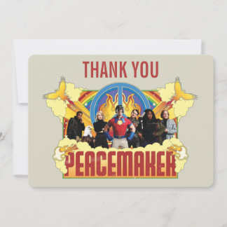 Peacemaker the Series Birthday Thank You Invitation