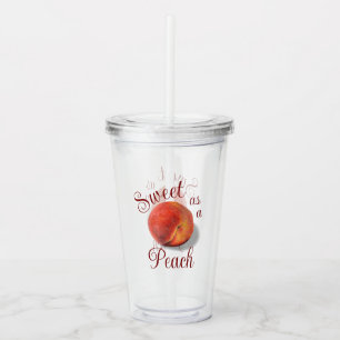 Peach Acrylic Tumbler