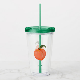 Peach Acrylic Tumbler