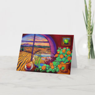 Peach and Apple Card