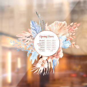 Peach and Blue Bouquet Opening Hours