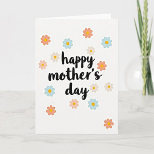 Peach And Blue Happy Day Card