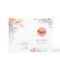 Peach and blue tropical service menu brochure