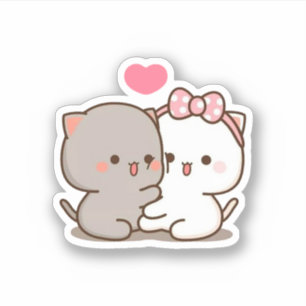 Peach And Goma Mochi Cat