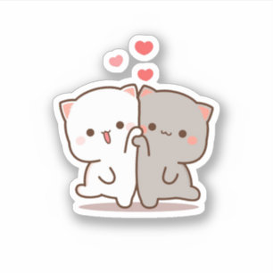 Peach And Goma Mochi Cat