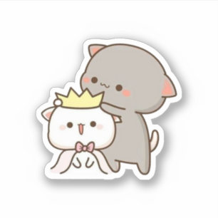 Peach And Goma Mochi Cat