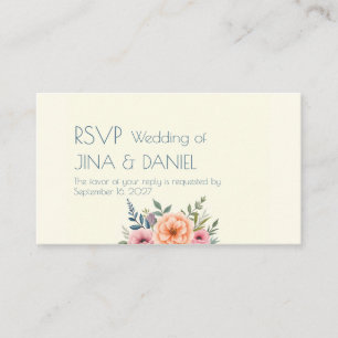 Peach and Petal Dream Enclosure Card